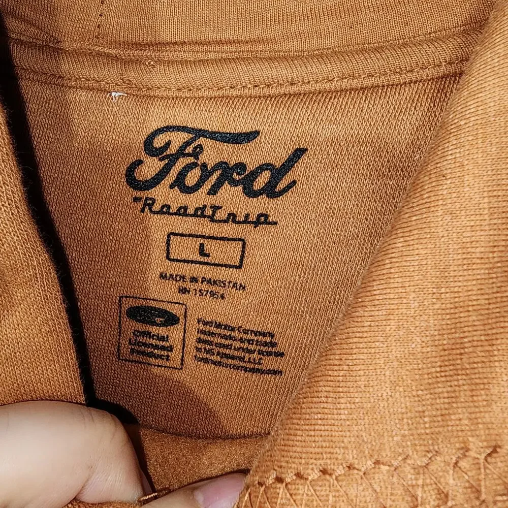 Ford American Trucks Large Orange hoodie men's